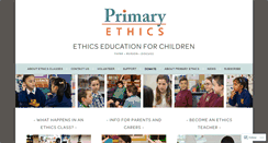 Desktop Screenshot of primaryethics.com.au