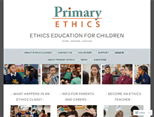 Tablet Screenshot of primaryethics.com.au